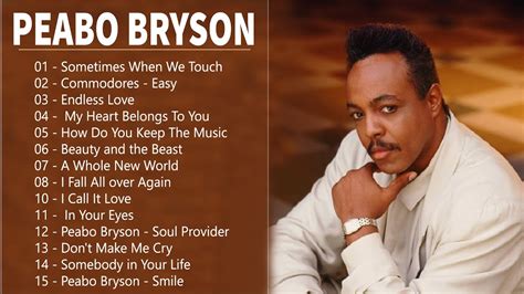 youtube peabo bryson|More.